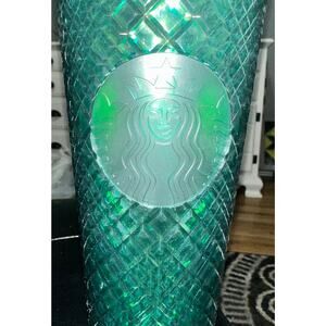 Starbucks Spring 2022 Jeweled Emerald Green 24oz Cold Cup Tumbler Venti